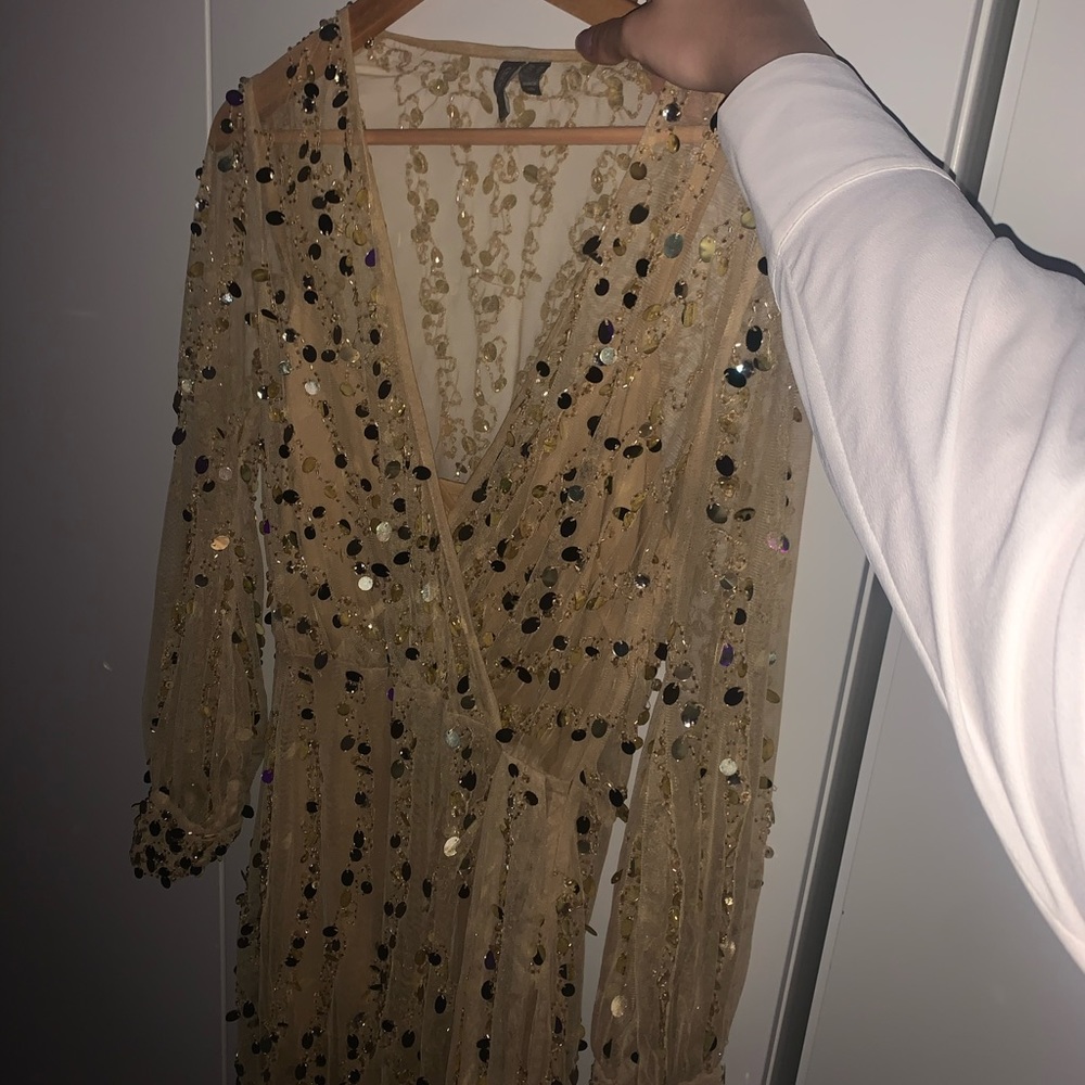 ASOS GOLD DRESS